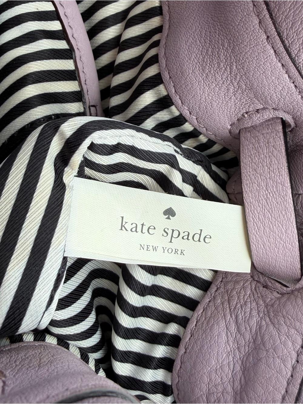 kate spade Lavender Mauve Pebbled Leather Crossbody Bag - Picture 7 of 8